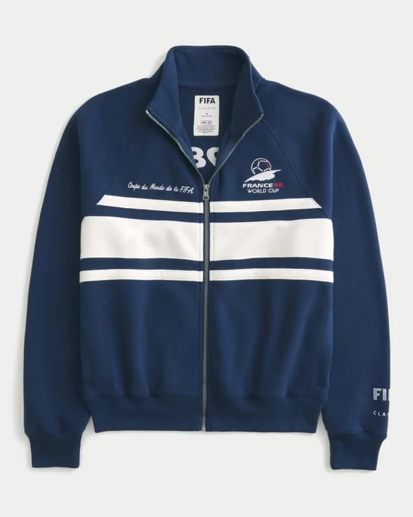 1998 FIFA World Cup France Graphic Fleece Track Jacket 1998 FIFA World Cup France Graphic Fleece Track Jacket