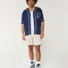 Above-the-Knee Twill Pull-On Shorts