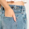 Adjustable Waist Low-Rise Medium Wash Baggy Jeans Adjustable Waist Low-Rise Medium Wash Baggy Jeans