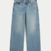 Adjustable Waist Low-Rise Medium Wash Baggy Jeans Adjustable Waist Low-Rise Medium Wash Baggy Jeans