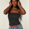 All-Over Lace Tube Top