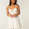 Asymmetrical Hem Chiffon Mini Dress Asymmetrical Hem Chiffon Mini Dress