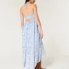 Asymmetrical Hem Halter Maxi Dress Asymmetrical Hem Halter Maxi Dress