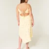 Asymmetrical Hem Midi Dress Asymmetrical Hem Midi Dress