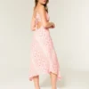 Asymmetrical Hem Midi Dress Asymmetrical Hem Midi Dress