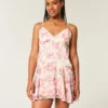 Asymmetrical Hem Mini Dress Asymmetrical Hem Mini Dress