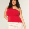 Asymmetrical One-Shoulder Top