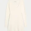 Babydoll Sweater Mini Dress
