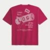 Baggy Cotton Shady Pine Motel Graphic Tee