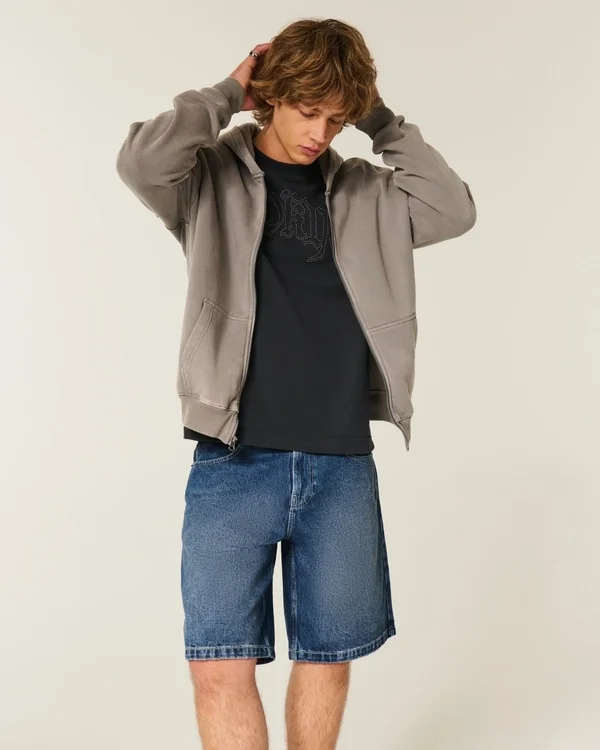 Baggy Denim Shorts Baggy Denim Shorts