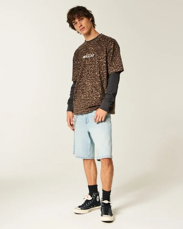 Baggy Denim Shorts Baggy Denim Shorts