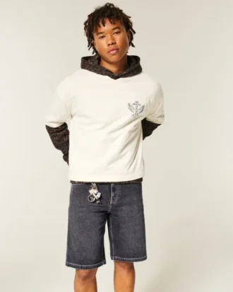 Baggy Denim Shorts