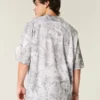 Baggy Graphic Camo Jersey