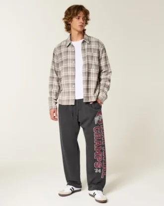 Baggy The Ohio State University Buckeyes Graphic Sweatpants