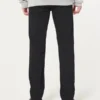 Black No Fade Slim Straight Jeans