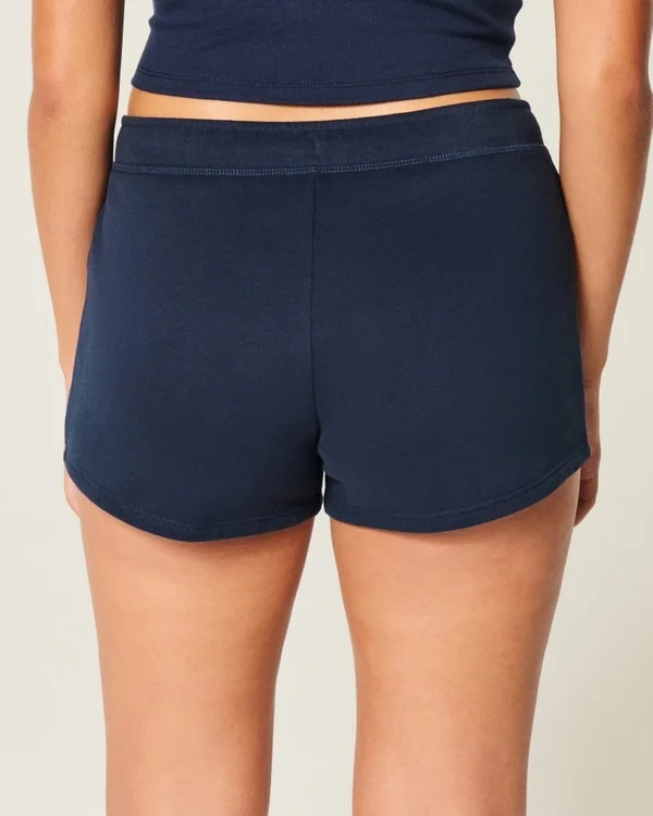 Bow Graphic Fleece Mini Shorts Bow Graphic Fleece Mini Shorts