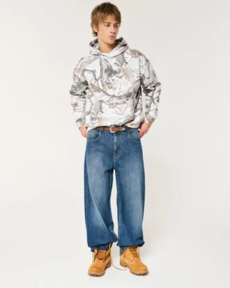 Boxy Camo Hoodie