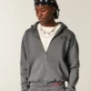 Boxy Dodge Viper Graphic Zip-Up Hoodie Boxy Dodge Viper Graphic Zip-Up Hoodie