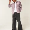 Boxy Flannel Shirt