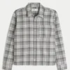 Boxy Flannel Shirt