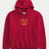Boxy Good Luck Graphic Hoodie