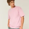 Boxy Heavyweight Cotton Crew T-Shirt
