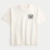 Boxy Heavyweight Dodge Challenger SRT Hellcat Graphic Tee