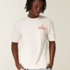Boxy Heavyweight Dodge Charger Daytona Graphic Tee