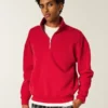 Boxy Logo Quarter-Zip Sweatshirt