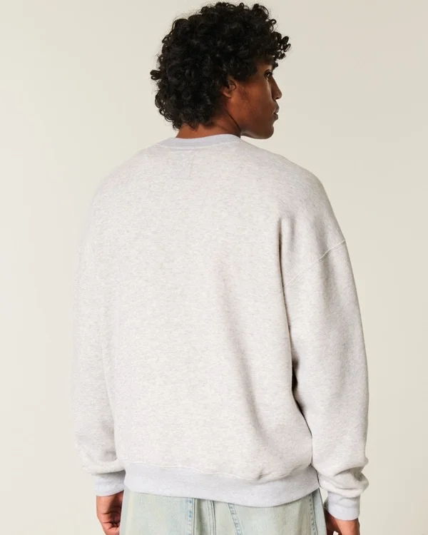 Boxy Paris Saint-Germain Graphic Crew Sweatshirt Boxy Paris Saint-Germain Graphic Crew Sweatshirt