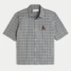 Boxy Short-Sleeve Cherry Graphic Shirt