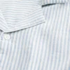 Boxy Short-Sleeve Linen-Blend Shirt