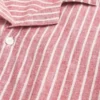 Boxy Short-Sleeve Linen-Blend Shirt