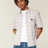 Boxy Short-Sleeve Mushroom Graphic Shirt
