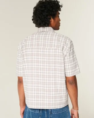Boxy Short-Sleeve Mushroom Graphic Shirt