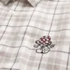 Boxy Short-Sleeve Mushroom Graphic Shirt