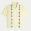 Boxy Short-Sleeve Pattern Shirt