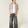 Boxy Short-Sleeve Pocket Shirt