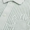 Boxy Short-Sleeve Sweater Shirt