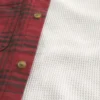 Boxy Thermal-Lined Flannel Shirt