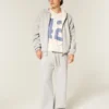 Boxy Thermal-Lined Zip-Up Hoodie Boxy Thermal-Lined Zip-Up Hoodie