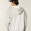 Boxy Thermal-Lined Zip-Up Hoodie Boxy Thermal-Lined Zip-Up Hoodie