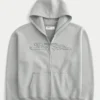 Boxy Toyota Supra Graphic Zip-Up Hoodie