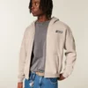 Boxy Zip-Up NASCAR Graphic Hoodie Boxy Zip-Up NASCAR Graphic Hoodie