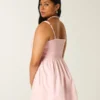 Button-Front Mini Dress