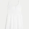 Button-Front Mini Dress