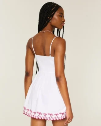 Button Mini Dress