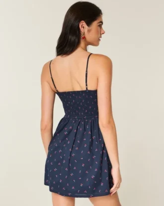 Button Mini Dress