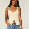 Button-Through Sweater Tank