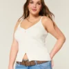 Button-Through Sweater Tank